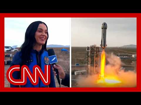 Hear what Katy Perry said after flying into space