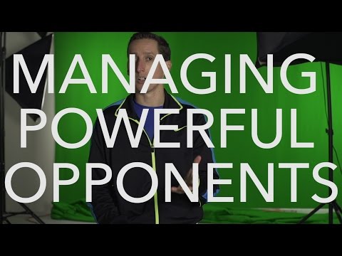 Tennis Lesson - MANAGING POWERFUL OPPONENTS