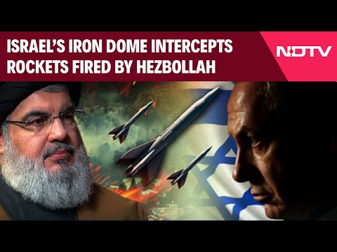 Hebzollah Missile Attack | Israel Intercepts Barrage Of Rockets Fired By Hezbollah