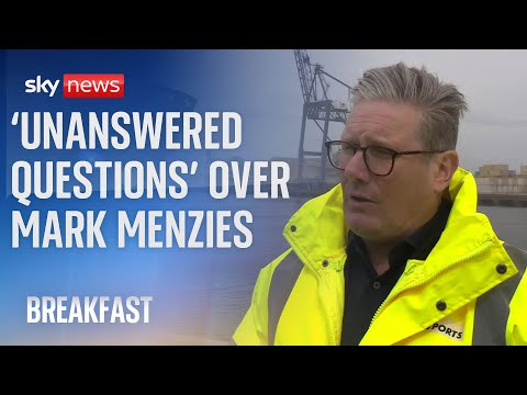 Starmer 'frustrated' by allegations against Tory MP Mark Menzies