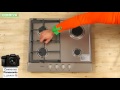 Whirlpool AKR 351IX - варочная панель с электроподжигом и газконтролем - Видео демонстрация