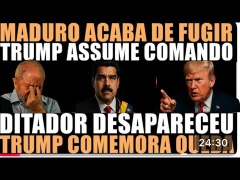 MADURO FUGIU DA VENEZUELA