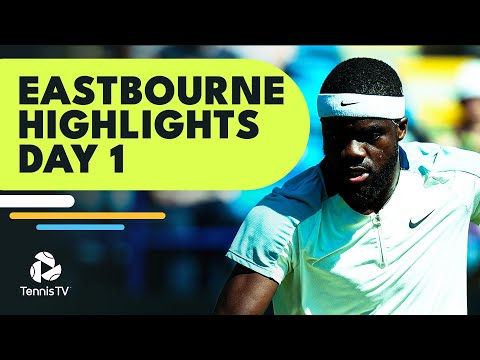 Tiafoe Meets Bublik; De Minaur vs Garin; Draper & Brooksby Play | Eastbourne 2022 Highlights Day 1