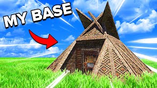 YouTube thumbnail for Enardo's video titled 'I Built a Teepee Base in Rust...'