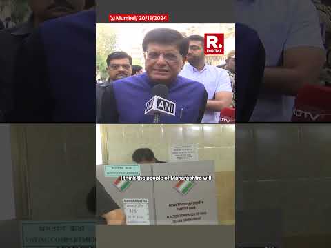 Maharashtra Elections 2024: Piyush Goyal, Family Cast Votes in Mumbai, Urge Mass Participation