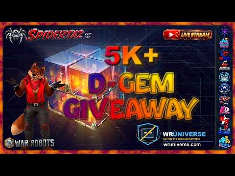 War Robots 5K+ D‑Gems Given Away (See Winners Happen Here) Live Battles & Lots of Rewards