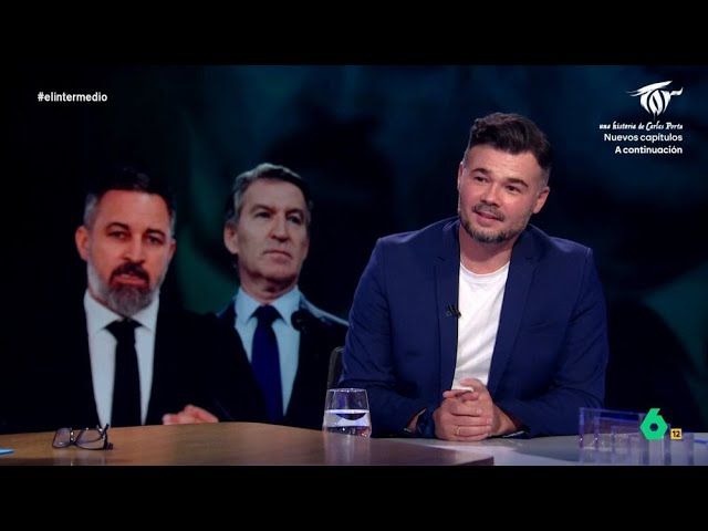 Gabriel Rufián advierte ante un posible adelanto electoral: "Está de moda ser facha" - El Intermedio