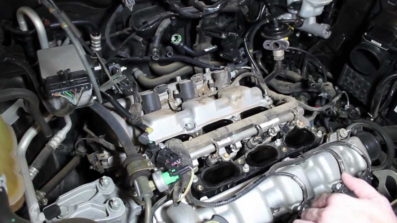 How to Change Spark Plugs on V6 3.0 Ford Escape or Simlar ... mercury milan wiring diagram 