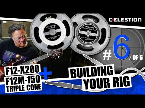 Celestion's F12-X200 + F12M-150 Full Range Live Response Speakers - finding the right rig for YOU!