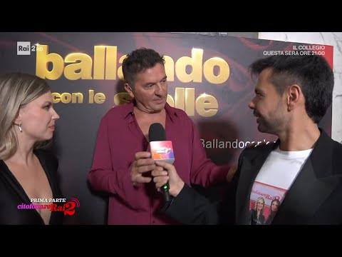 Domenico Marocchi nel backstage di 'Ballando con le Stelle' - Citofonare Rai2 22/10/2023