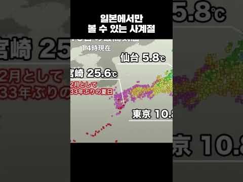 일본에서만 <strong>볼</strong> 수 있는 사계절