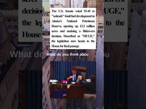 US Senate Votes to Open 13 3 Million Acres in Alaska to Oil Development