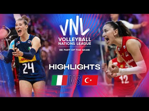 🇮🇹ITA vs. 🇹🇷TUR - Highlights | Week 1 | Women's VNL 2024