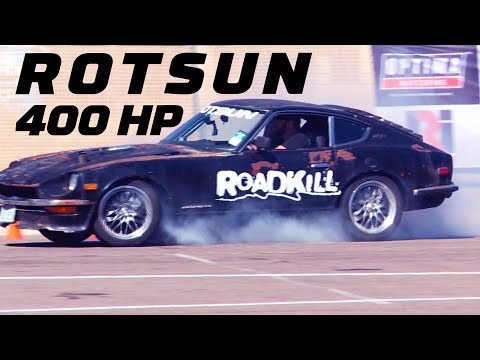 400HP Junk Datsun "Rotsun" Takes on a Rental Car! | Roadkill | MotorTrend