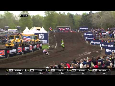 Dylan Ferrandis pass Pauls Jonass MXGP of Europe 2015 - motocross