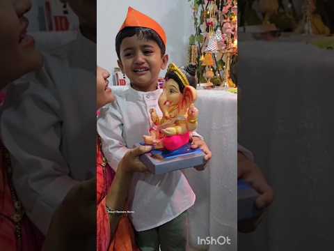 bappa chalale mhnun rudu radala #viral #bappa #visarjan #shorts
