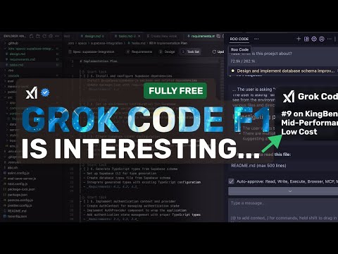 Grok Code Fast 1 (Tested) + Unlimited Free API: Does this beat GPT-5 Mini & Deepseek V3.1?