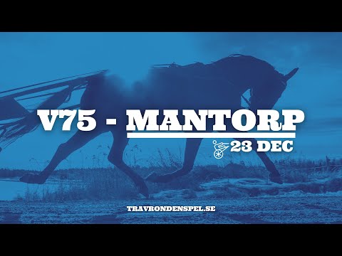 V75 tips Mantorp 23/12 |  Tre S: Spets och slut!