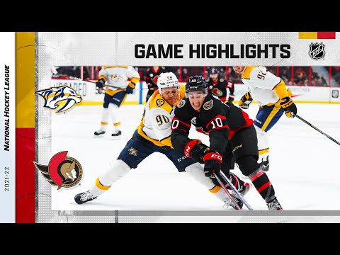 Predators @ Senators 4/7 | NHL Highlights 2022