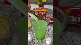 Skittles Green Apple Freeze Cup #skittles #candy #greenapple #recipe #summerdrink #drink