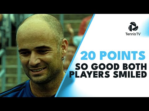 20 Tennis Points SO GOOD That Both Players Smiled! 😊