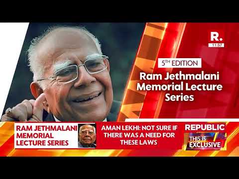 Sr. Advocate Aman Lekhi's Sharp Dissection of Provisions In BNS At Ram Jethmalani Lecture Series