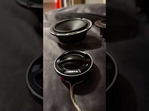 Hertz MLK Tweeter and Midrange #automobile #carstereo #caraudio #audiosystem #sqsystem
