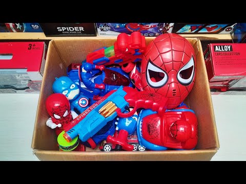 Marvel hero Popular series, Spider-Man toys Collection review, Captain America and more toys