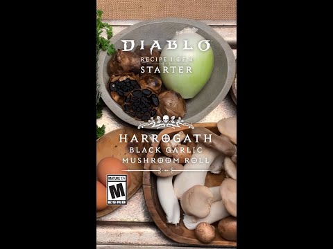 #DiabloIV Harrogath Black Garlic Mushroom Chicken 🍄🔪