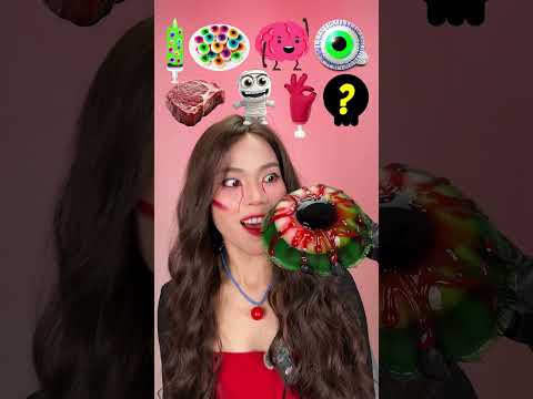 Halloween Spooky Food Challenge 🎃👻💀 #halloween #spookyseason #halloweentreats #halloweenparty