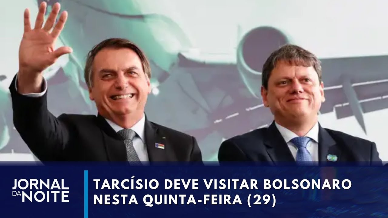 Tarcísio deve visitar Jair Bolsonaro nesta quinta-feira (29)