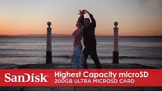 SanDisk 200 GB microSDXC Android Ultra + SD adapter SDSDQUAN-200G-G4A