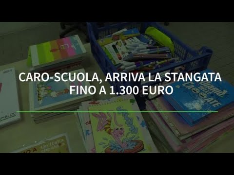 Caro-scuola, arriva la stangata fino a 1.300 euro