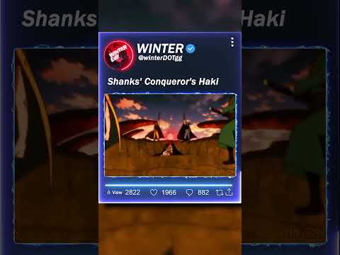 Shanks' Conqueror's Haki