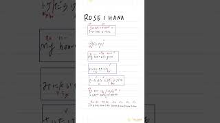 【ROSE】7人の個性がマッチして素敵すぎる楽曲😭︎💕︎【HANA】 #shorts