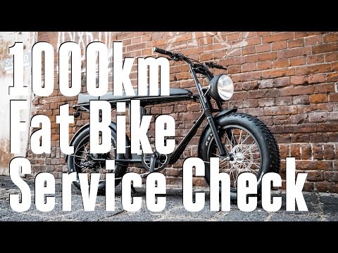 Urban Drivestyle's 1000km Electric Fat Bike Maintenance Service Check Up on a UNI MK Classic E-Bike