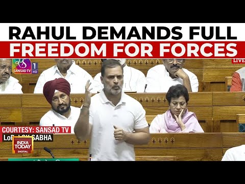 Rahul Gandhi Invokes 1971 War, Demands 'Tiger's Freedom' For Forces | Rahul Gandhi In Lok Sabha