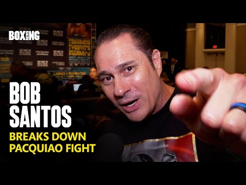 Mario Barrios Trainer Bob Santos Breaks Down Pacquiao Fight
