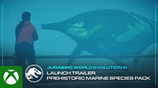Jurassic World Evolution 2: Prehistoric Marine Species Pack  (2023) Game Trailer Video HD