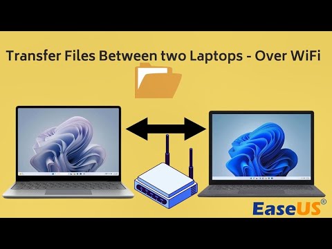 Dateien zwischen zwei Laptops über WiFi übertragen