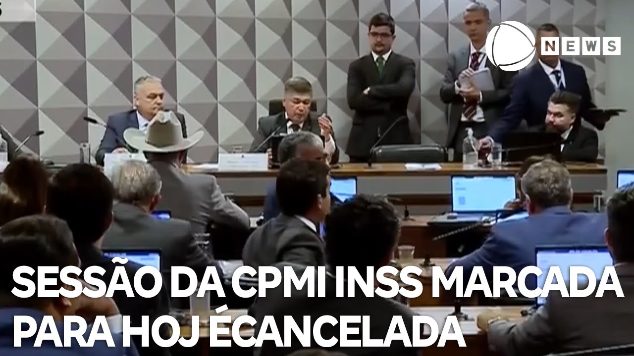 Sessão da CPMI do INSS marcada para hoje 15 é cancelada