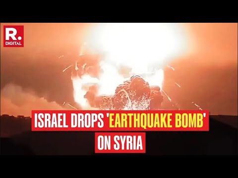 Israel Targets Syria With 'Earthquake Bomb', Explosion Gets 'Registered on Richter Scale