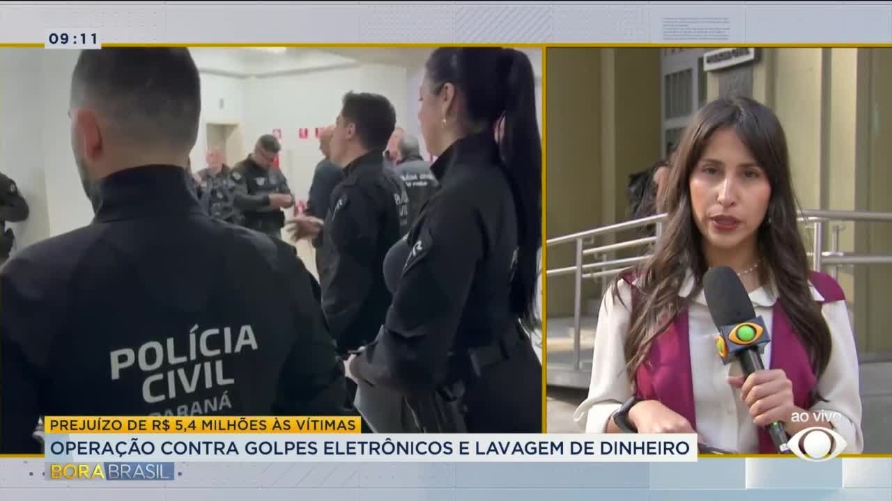 Operação policial mira grupo que praticava golpes eletrônicos