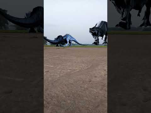 Big dinosaur Chase t-rex chasing part -281 #dinosaur #pterosaurus #jurassicworld #trex