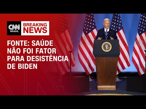 ​Fonte: Saúde não foi fator para desistência de Biden | AMÉRICA DECIDE