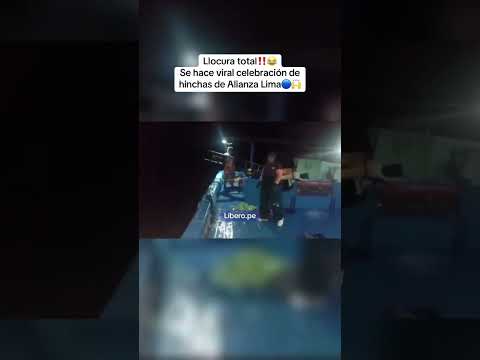 LA CELEBRACIÓN DE LOS HINCHAS AL ENTERARSE QUE ALIANZA LIMA 🔵VENCIÓ A BOCA ES LO MEJOR QUE VERAS HOY