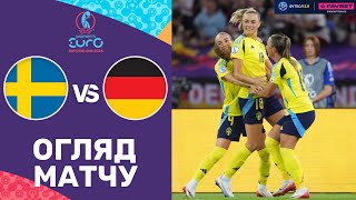 Швеція – Німеччина. Жіночий чемпіонат Європи 2025 / Огляд матчу