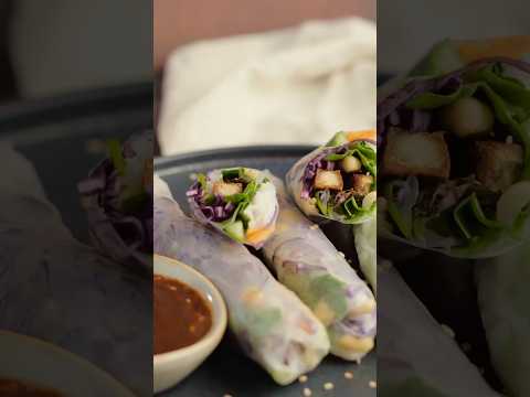 Super einfache Sommerrollen für zuhause #sommerrollen #asiatisch #essen