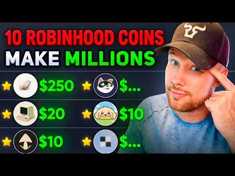 Top 10 LOW-CAP Crypto Coins on Robinhood Chain Will Make Millionaires! (BEST CRYPTO TO BUY NOW 2026)