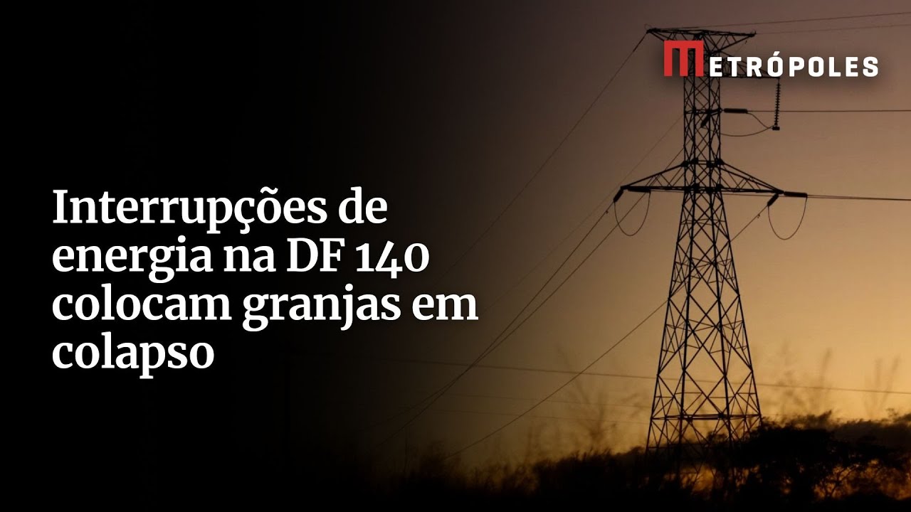 Interrupções de energia na DF 140 colocam granjas em colapso
